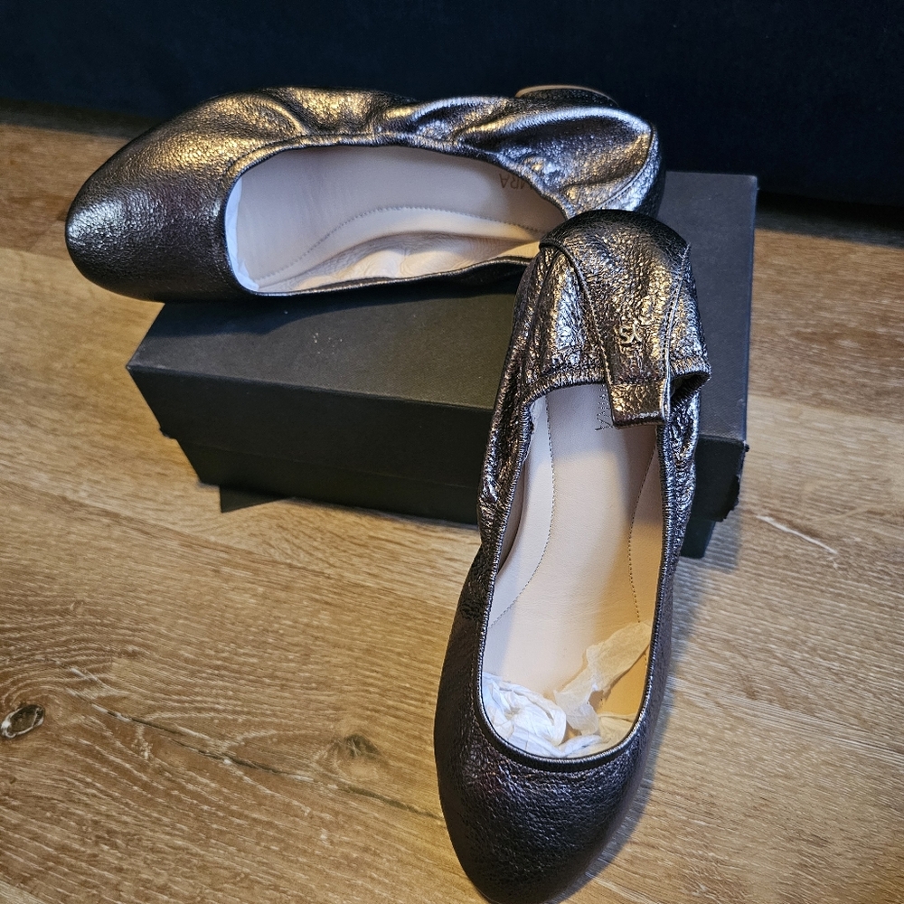 Yosi Samra Dark Gold Heels